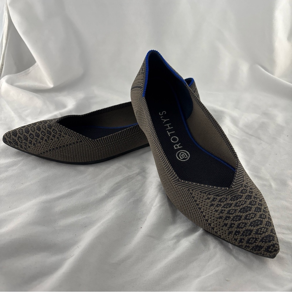 Rothy’s The Point Walnut Python Retired Print Poi… - image 14